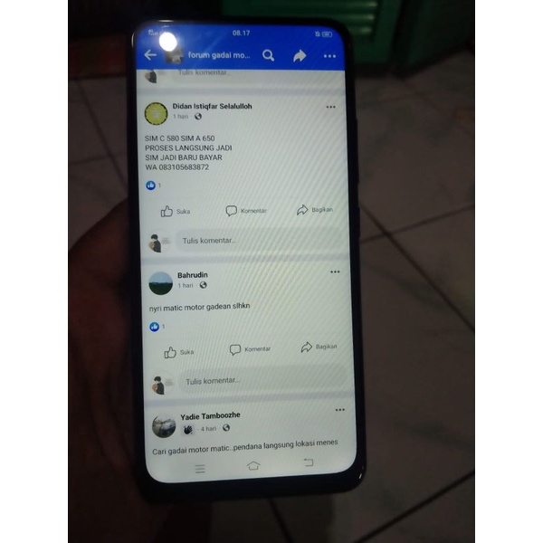 vivo v15 pro bekas
