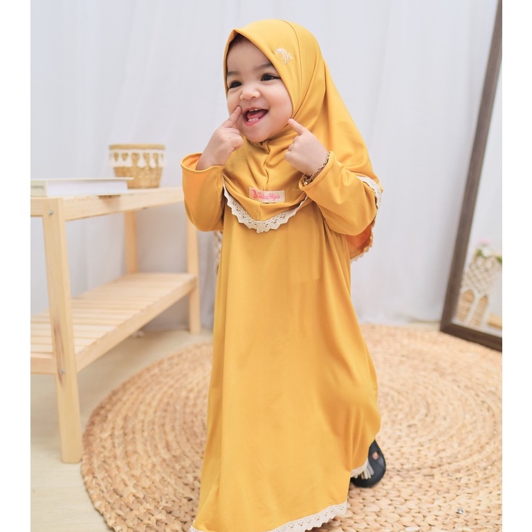 HONEYBLOSSOM gamis bayi perempuan 0 6 bulan / gamis bayi perempuan cantik alesha