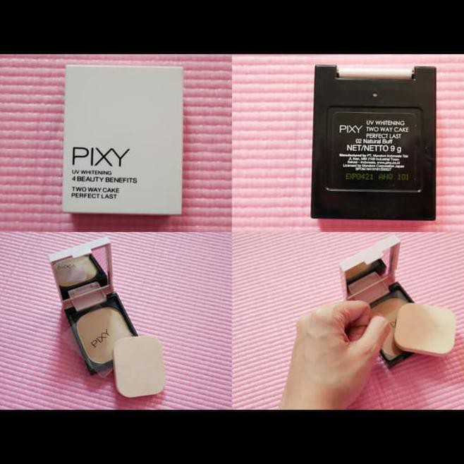 5M5A Pixy Two Way Cake Perface Last / Bedak - Natural Buff Gs59