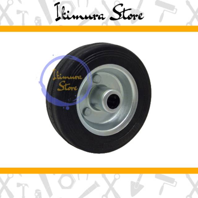 Roda Only Hitam 5&quot; Trolley Wheel (2pcs)