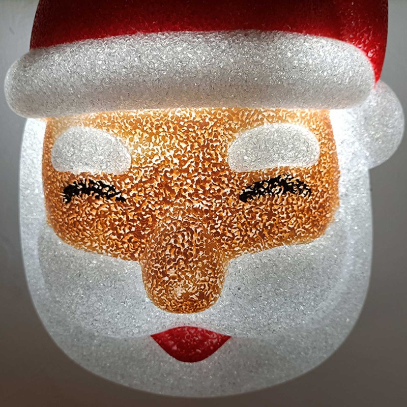 Cover Lampu Dinding Desain Santa Claus Untuk Dekorasi Pesta Natal