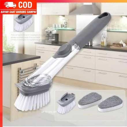 (100% BARANG ORI) ISHOWTIENDA Sikat Pembersih Cleaning Brush Dispenser Sabun Air - S0026