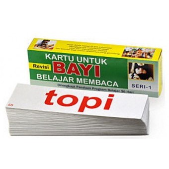 Kartu Belajar Baca untuk Bayi & Balita Bahasa Indonesia Seri - 1