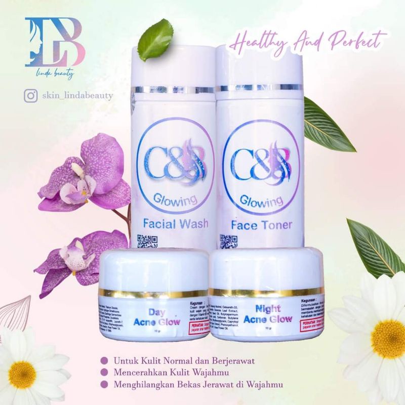 c&b glowing by Linda skincare krim wajah cream racikan dokter skincare bpom skincare murah skincare 