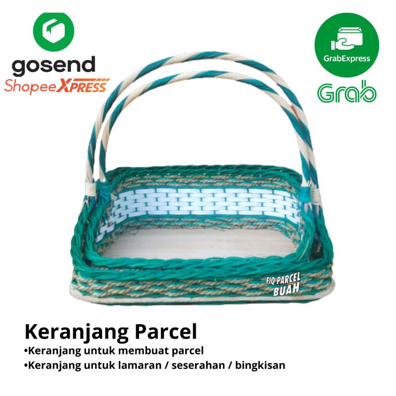 Keranjang Parcel Buah / Keranjang Sandaran / Keranjang Sender untuk Lamaran , Seserahan