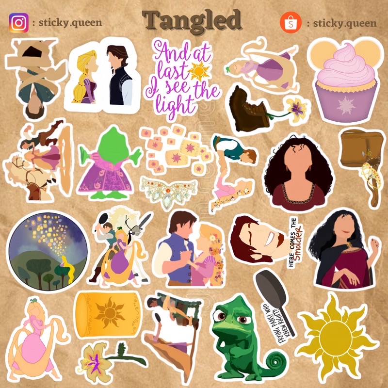 

STICKER TUMBLR TANGLED