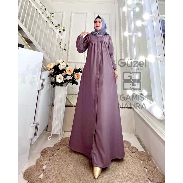 GAMIS MADINA NAURA // GAMIS TOYOBO POLOS // GAMIS POLOS TOYOBO // BAJU GAMIS MODERN