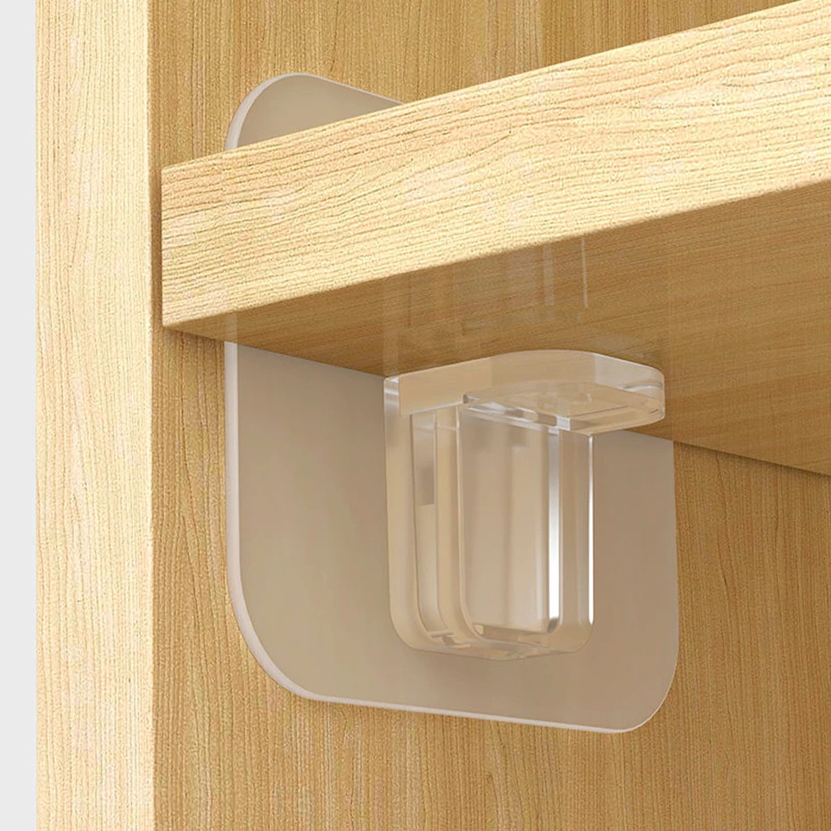 Holder Bracket Siku Penyangga Papan Rak Lemari Shelf Support 10PCS