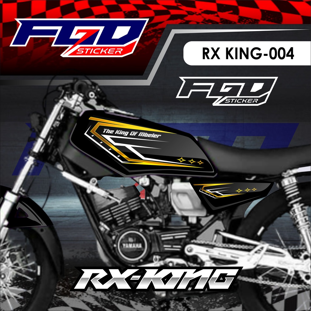 Striping Rx King - Stiker Variasi List Motor Rx King Graphic 004