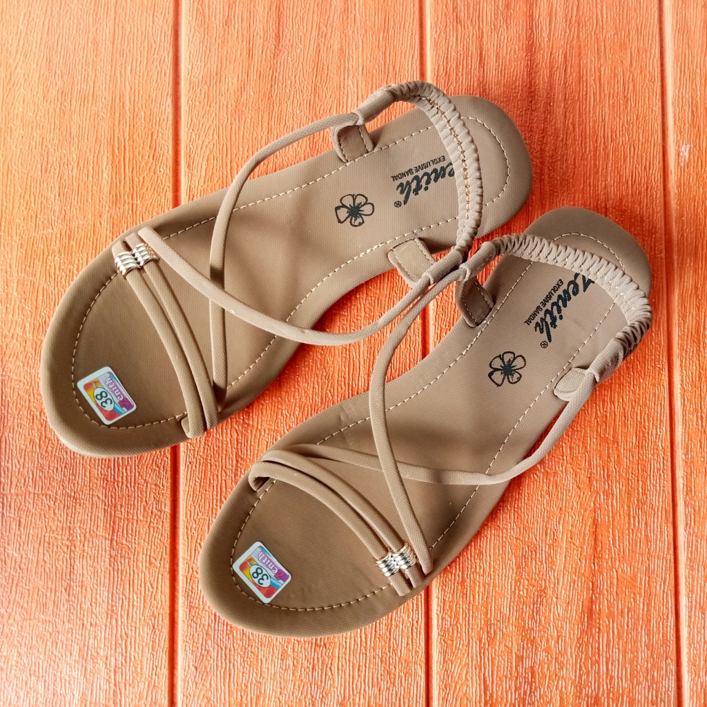 Let Slop Zenith 01 Sandal Flat Wanita Size 37-40 KPS