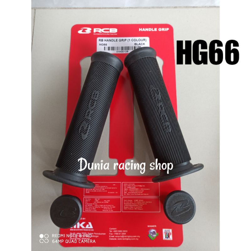 Grip RCB Handgrip RCB Jalu RCB HG66 Black HG55 Black sepasang Original RCB