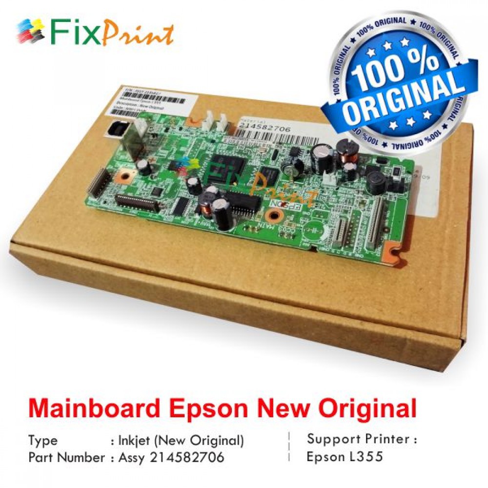 Mainboard Motherboard Printer Epson L355, Mainboard Epson L355, Logic Board Printer Epson L355