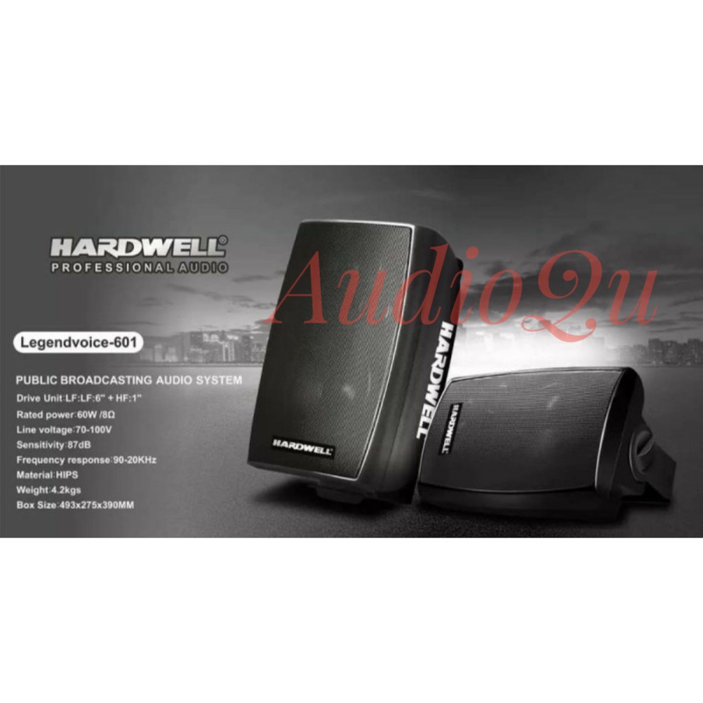Speaker Surround Pasif Hardwell Legendvoice 601 Original 6,5 inch 1Set