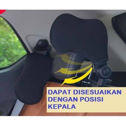 bantal mobil anak dewasa headrest memory foam bantal leher