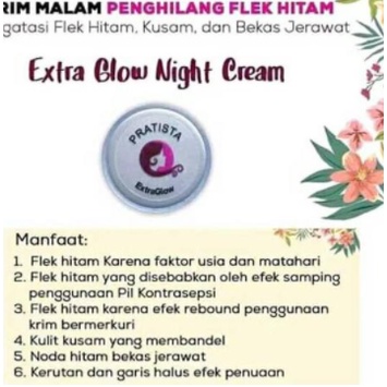 Cream Penghiang Flek Hitam Pratista Extraglow 5Gram