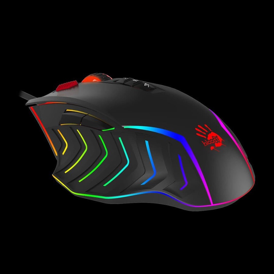 BLOODY J95s RGB 2-fire Ultra Core Activated Gaming Mouse