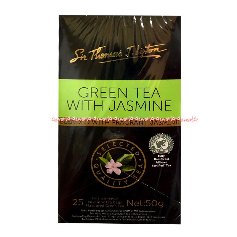 St Thomas  J Lipton Fresh Earl Grey 25bag Black Tea English Breakfast Decaffeinated Green Teh Hitam