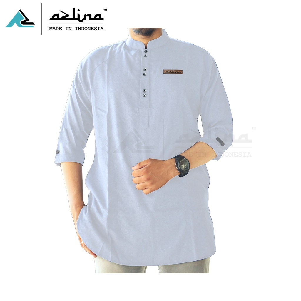 Baju Koko Kurta Pakistan Made Indonesia Branded Azlina Katun Madinah Premium Best Quality