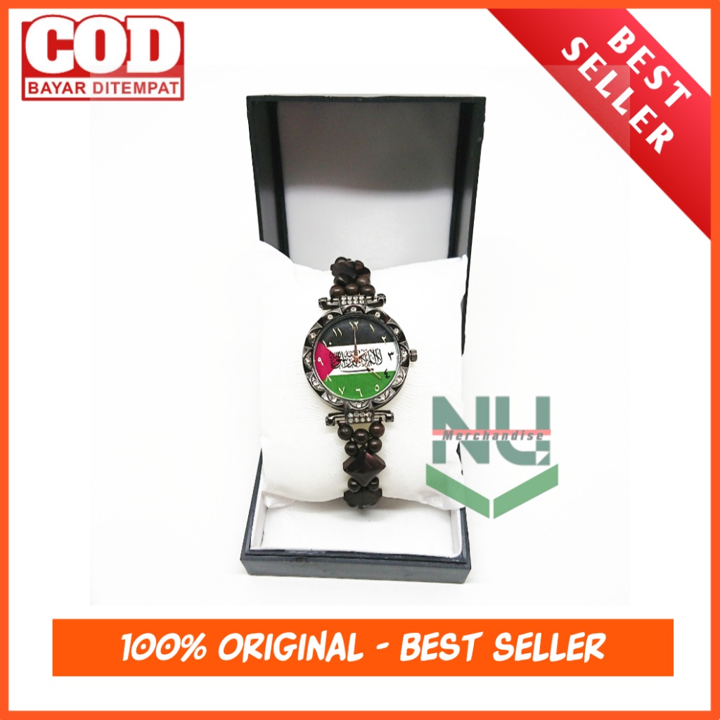 Jam Tangan Kaukah Kaokah Kokka Palestina/Jam Tangan Couple/Jam Tangan Muslimah/Jam Tangan Cewek
