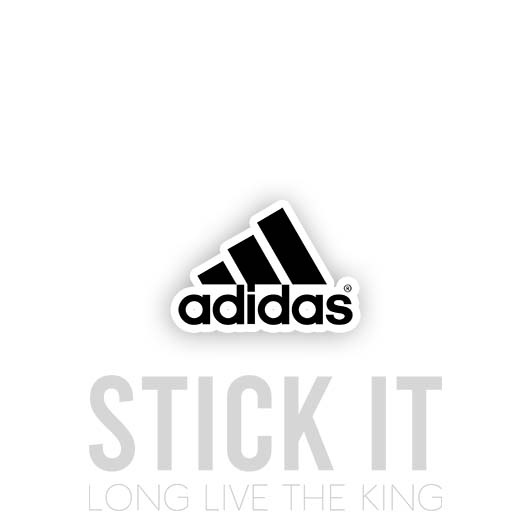 

Stiker sablon setrika DTF kaos baju sticker vinyl adidas 19