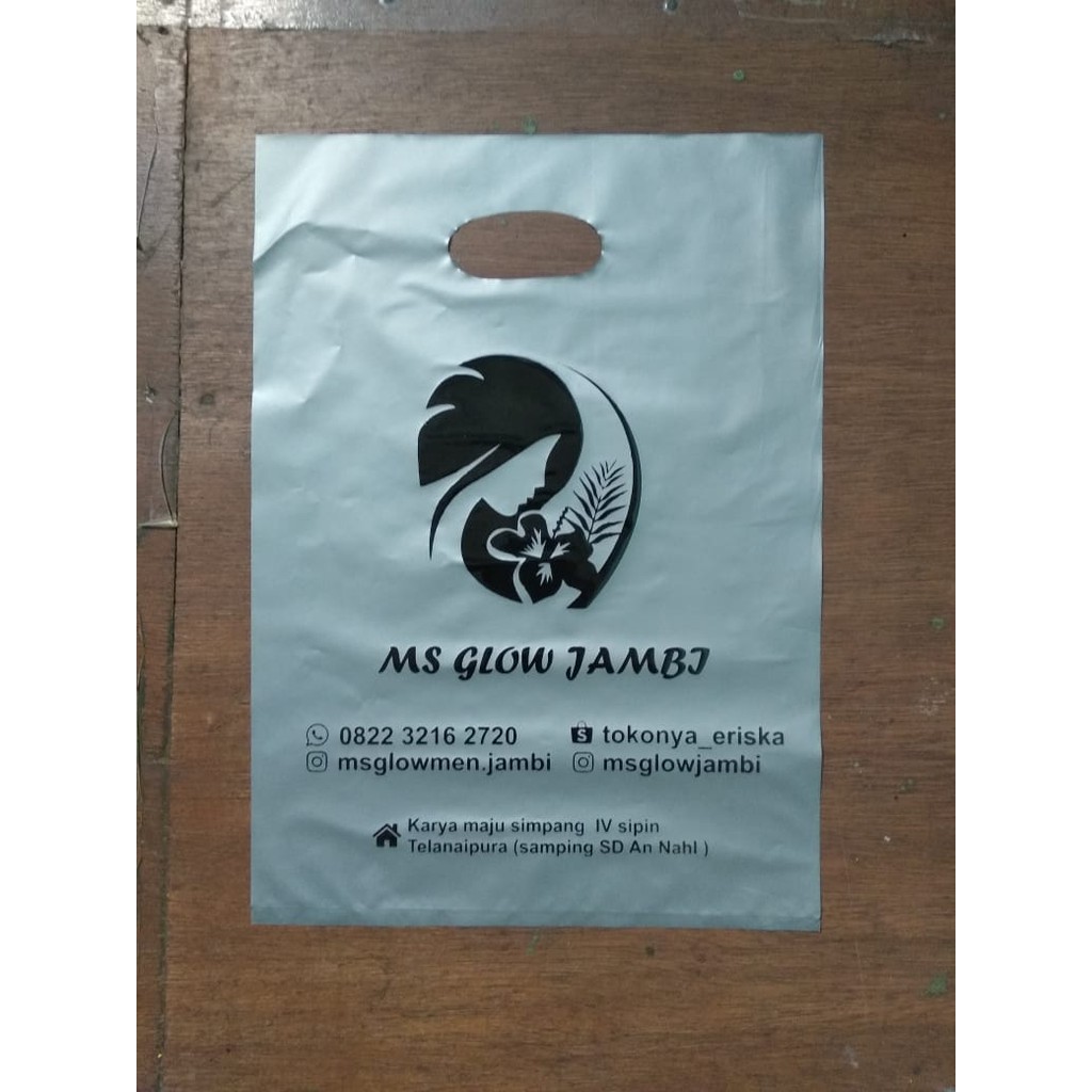 Plastik Sablon HD Plong uk 15x22 (Harga per 1 pcs) | Plastik Packing Free Desain Plastik Olshop | Kosmetik &amp; Aksesoris