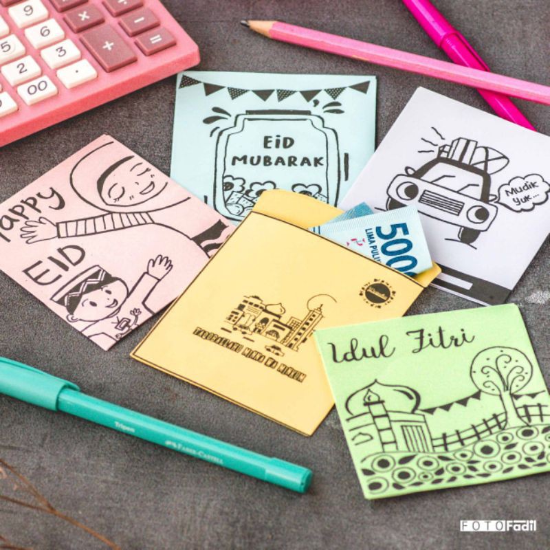 

Amplop Lebaran / amplop idul Fitri /angpau idul fitri ukuran Kecil isi 10 Pcs Mix Desain