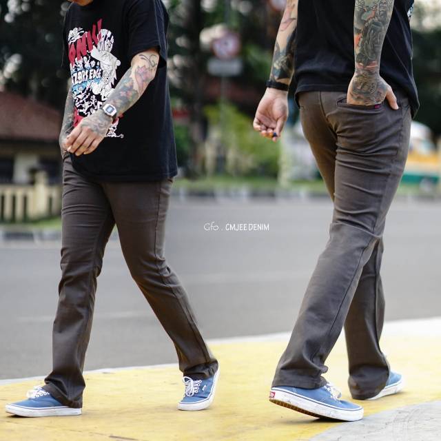 [COD] Celana cutbray pria celana chino model cutbray celana cutbray katun cutbray pria cutbray