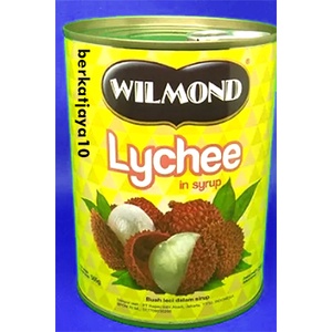 Wilmond Lychee In Syrup Canned Minuman Buah Leci Kaleng 565g