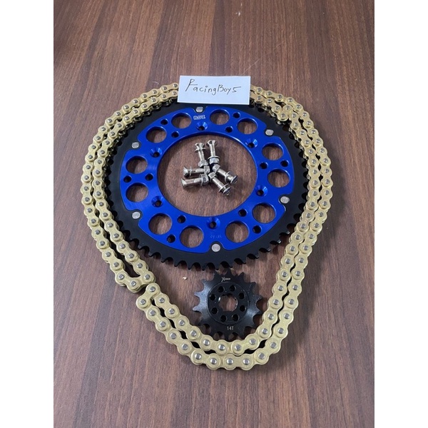 Gear set 520 Yamaha Wr155 Wr 155 Roz Almu set rantai gold