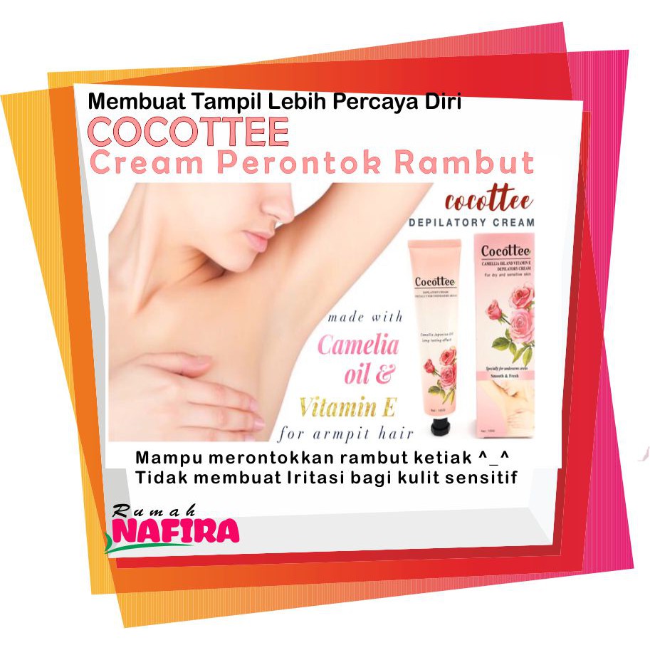 COCOTTEE Camelia Oil - Depilatory Cream Perontok Rambut Ketiak