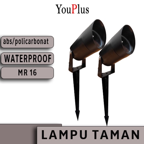 YOUPLUS Lampu Taman Tancap Anti Air / Lampu Sorot Dekorasi Taman
