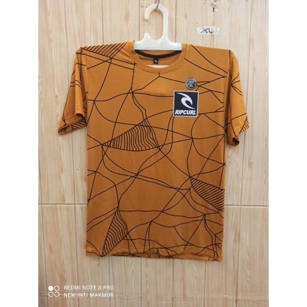 (COD) KAOS DISTRO MURAH KEKINIAN PRIA WANITA size L KUNING READY!!