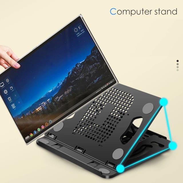 Holder Stand Laptop Multifungsi Stand Laptop Holder Lipat Standing Tablet 360 Derajat