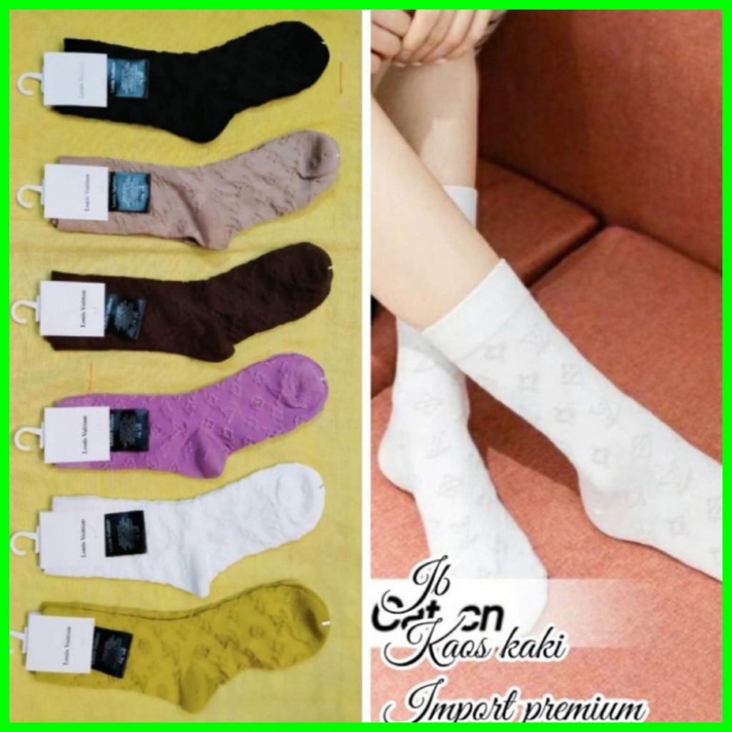 Kaos Kaki Olahraga Sepeda Fashion Wanita Kualitas Import - Kaos Kaki Sepeda - 002