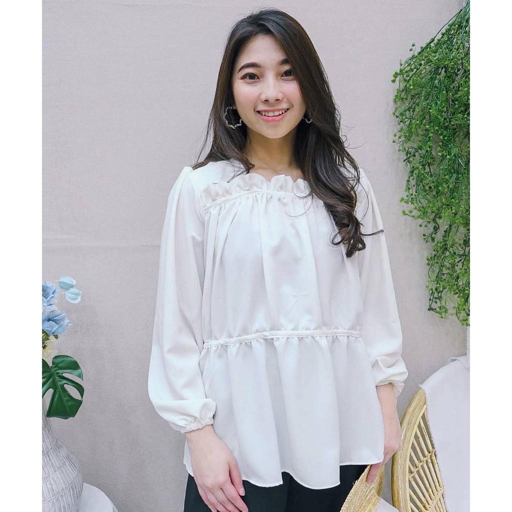 Sugar Blouse Amanda Basic Top Atasan Polos Pusatgrosir_solo