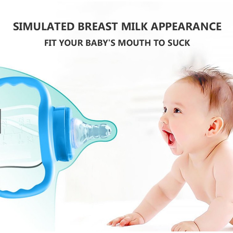Baby Standard Neck PP Feeding Bottle 150ml Dengan Botol Susu yang Dibungkus Tangan