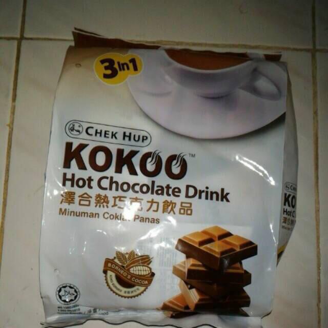 Chekhup Kokoo Hot Chocolate Drink Minuman Coklat Panas Chek Hup Kokoo 12sachet