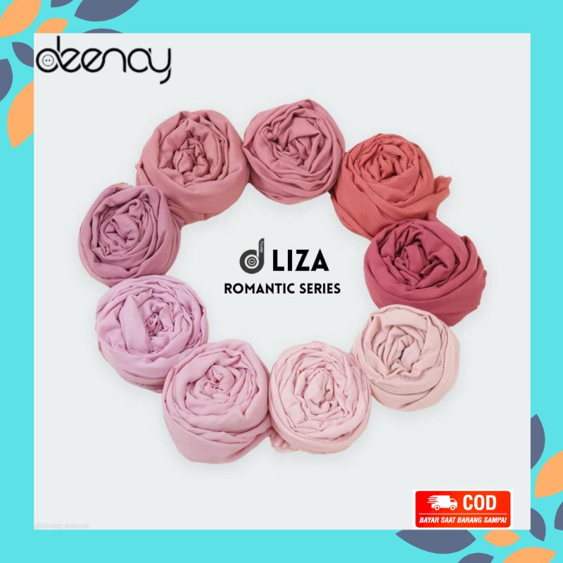 Kerudung Deenay Polos series Pink Original jilbab Segi empat