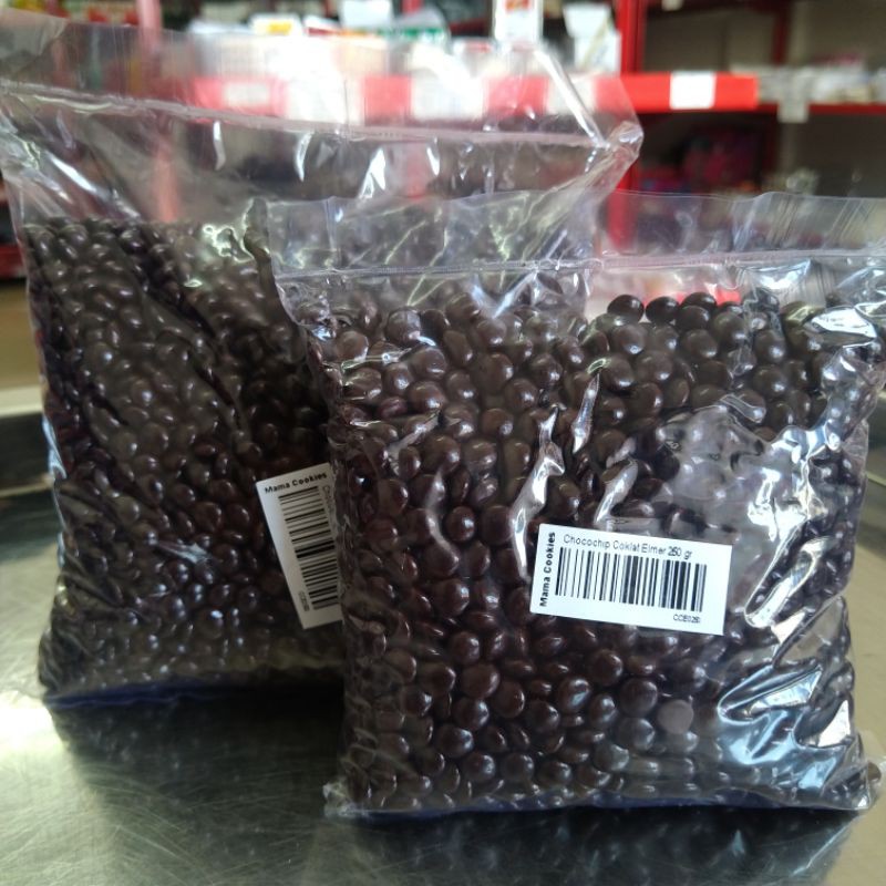 

Chocochip Elmer 100 gr / 250 gr / 500 gr / Coklat Butir Setengah Lingkaran