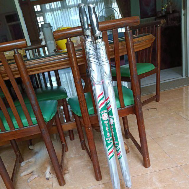 Bisa Cod Payung Jumbo Atau Payung Golf Silver 2x 8 Jari (16 Jari)