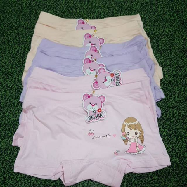 Celana dalam katun Selica CD anak size L art 5100