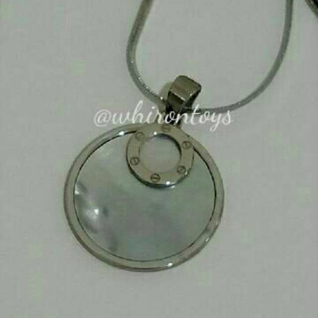 Kalung Kulit Kerang Besi Putih Asli Ternate Model 2