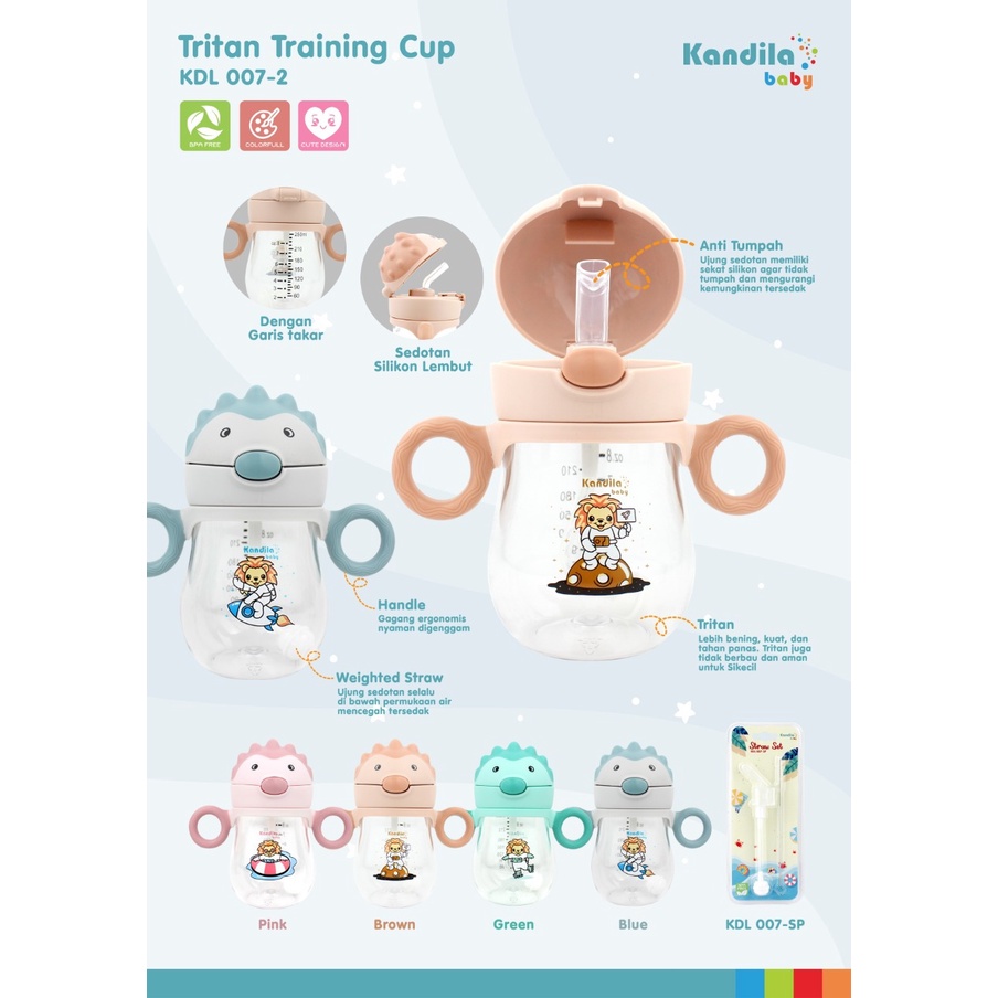 KANDILA TRITAN TRAINING CUP 250ML / KDL 007-2