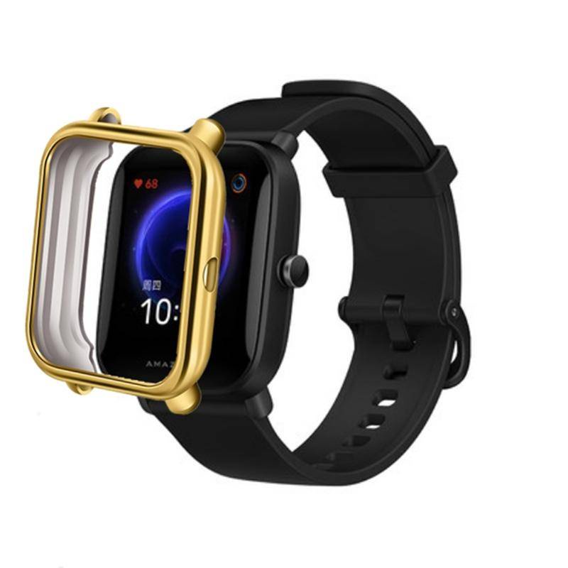 Plating Soft TPU Case Cover For Huami Amazfit Bip U / Bip U Pro / Bip S / Bip S Lite / Bip 1S / Bip Lite Smart Watch Shell Frame Accessories For Xiaomi Amazfit Bip Lite 1S U pro