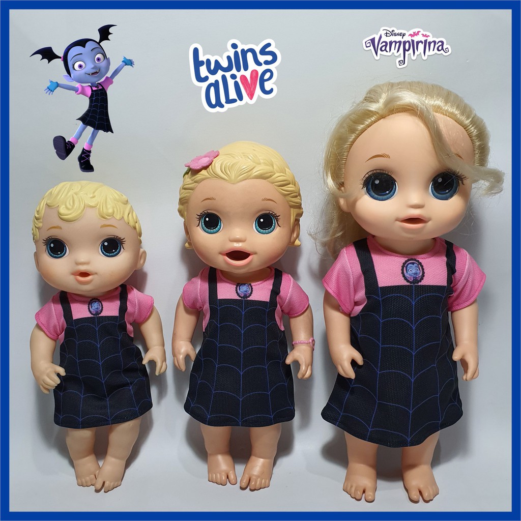 READY  Baju Boneka Baby Alive MellChan Animator Dress Vampirina
