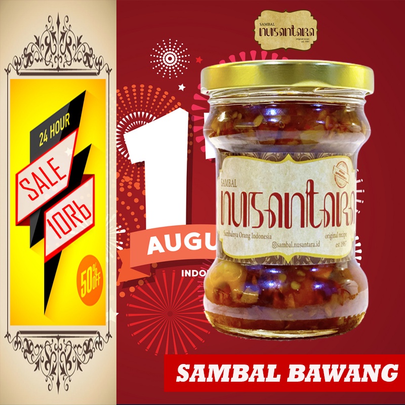 

PROMO 10Rb CUMA HARI INI SAMBAL BAWANG 125ml , SAMBAL MURAH