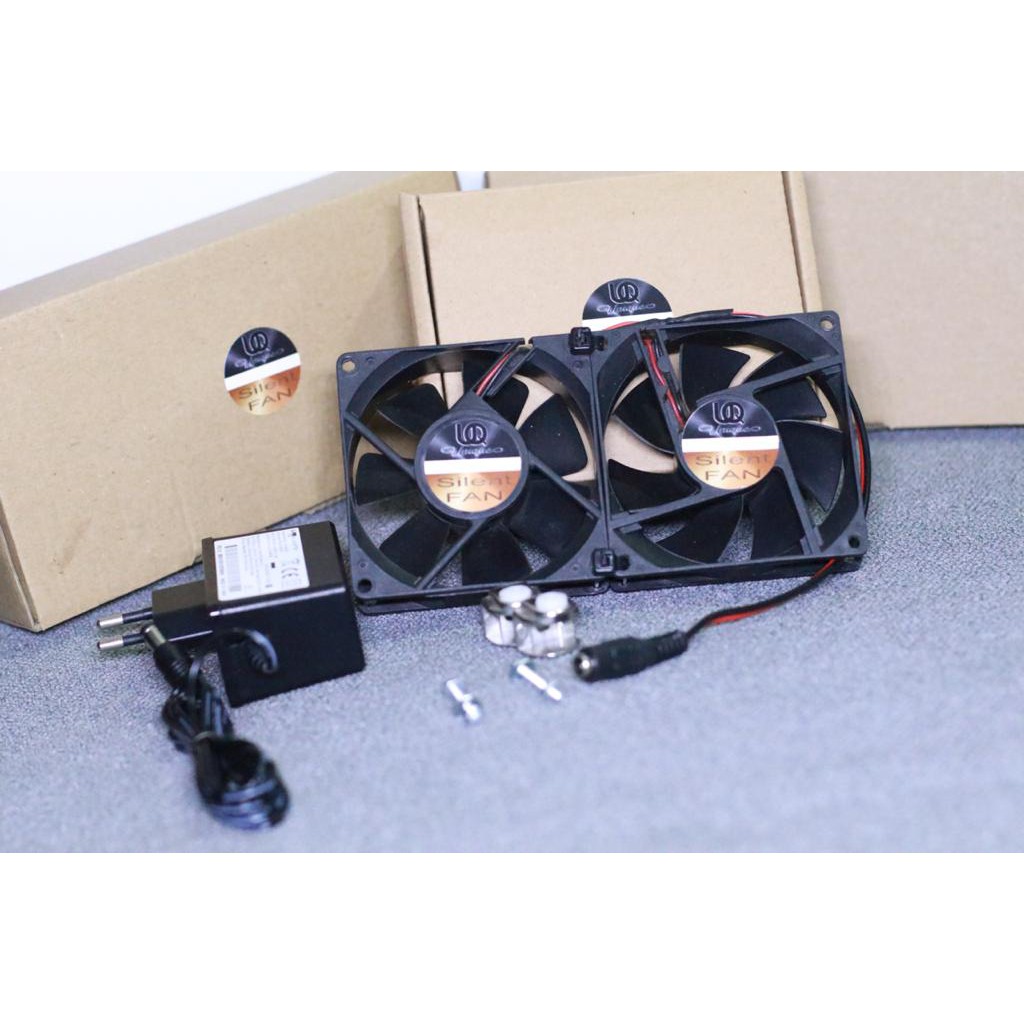 UNIQUE Silent cooling fan aquarium kipas pendingin air aquascape single double triple 1 2 3 4 5