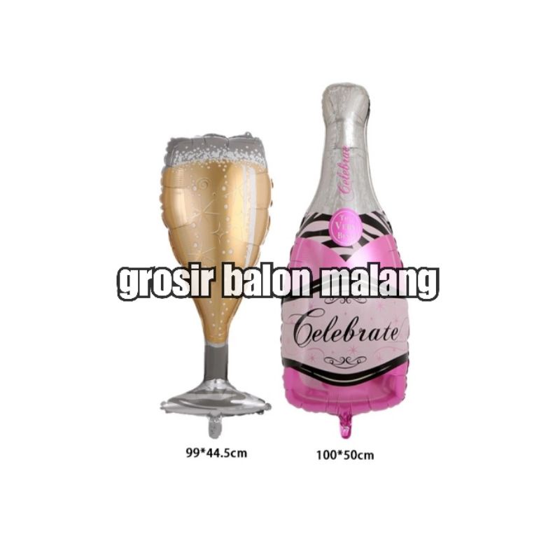 Balon Gelas dan Botol wine jumbo