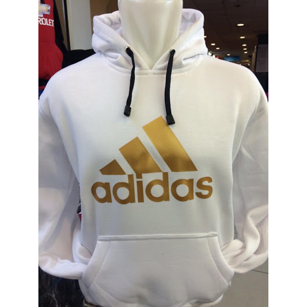 hoodie adidas putih