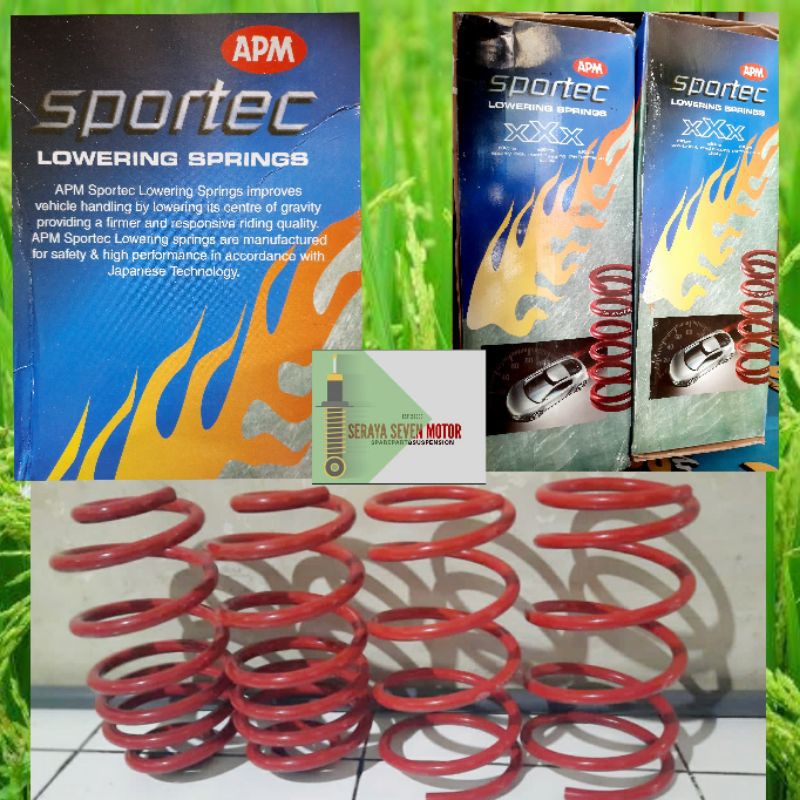 lowering spring per keong ceper nissan grand livina latio APM SPORTEC